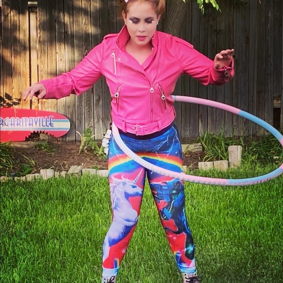 Barbie (AU14) Blackmilk Barbie Pink Moto Jacket - Picture 8 of 8